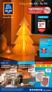 Aldi Süd Prospekt Cover ab 02.11.2026