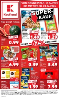 Titelseite des Kaufland Prospekts ab 17.06.2026