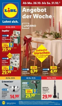 Lidl Prospekt Cover ab 26.10.2026